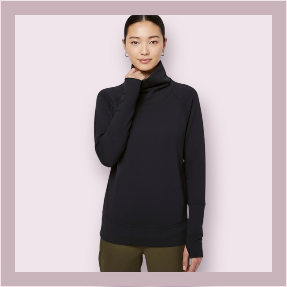 Lululemon High Lines Modal French Terry Pullover Cowl Sweatshirt